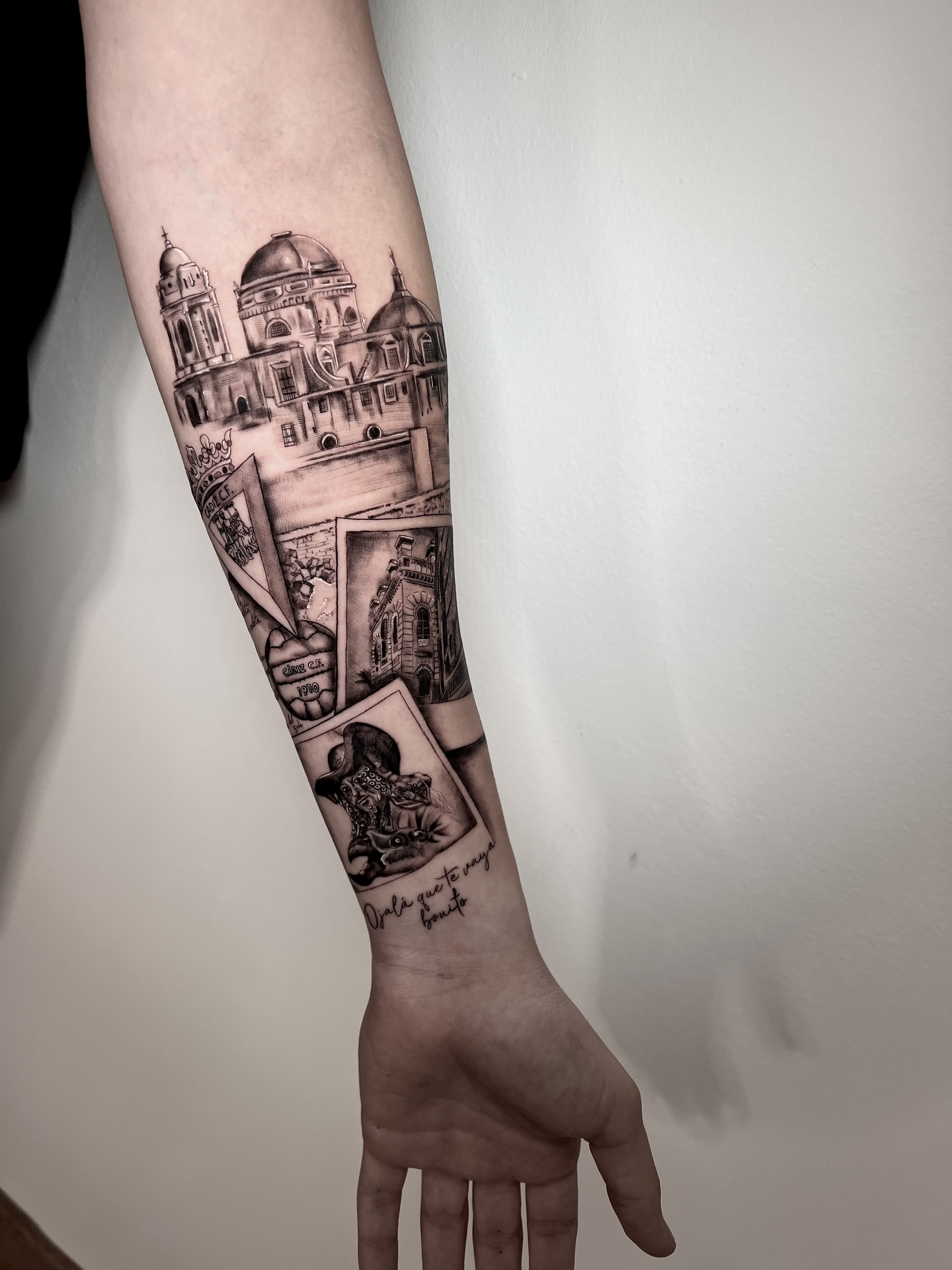 Tattoo blackwork viajes